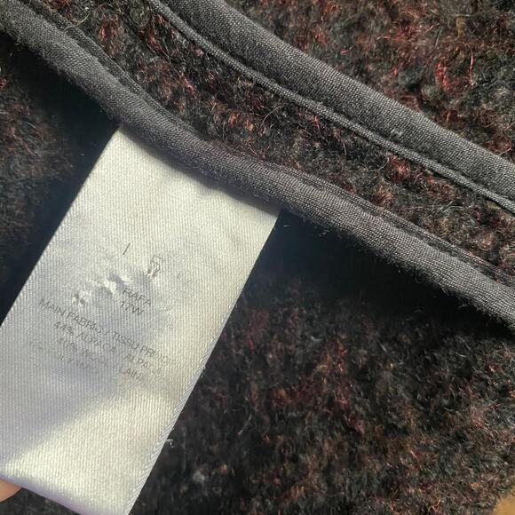 IRO Rafa Oversized Burgundy Coat Size 4 - Picture 11 of 14